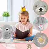 Portable Plush Baby Toy with Music, Sounds, Lights and Breathing Motion, Breathing Toy Teddy Bear with Lights | Gift for Kids | Size 30cm