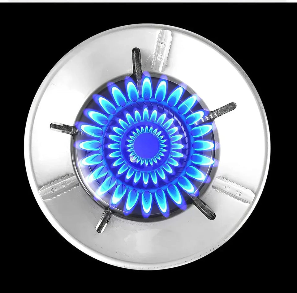 Gas Saver Burner Stand Gas Chula Burner Gas Saver Stand Jali Ring TrendTek Fire & Windproof Energy Saving, Gas Chula Support Stand 4 Legs Supported for Indian Gas
