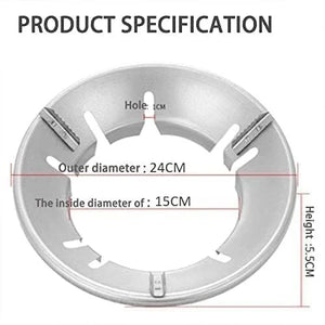 Gas Saver Burner Stand Gas Chula Burner Gas Saver Stand Jali Ring TrendTek Fire & Windproof Energy Saving, Gas Chula Support Stand 4 Legs Supported for Indian Gas